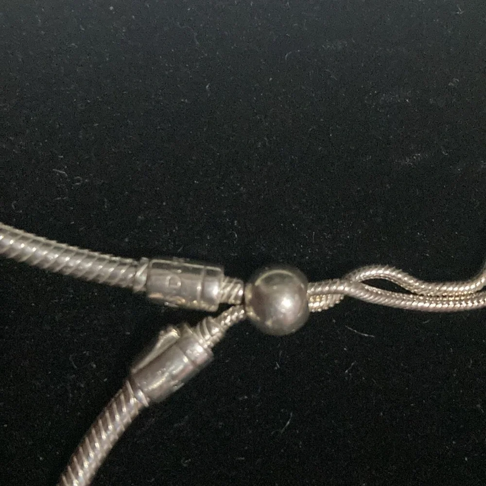 **- ** ** **- - Pandora — sliding bolo polish sterling silver (28cm) …bracelet .